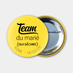 Sale HappyBulle Badge personnalisé 56mm EVG