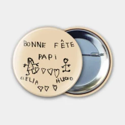 HappyBulle Badge personnalisé 56mm