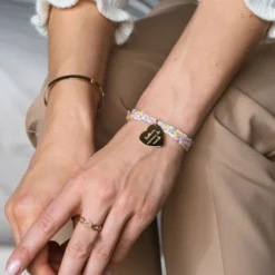 Outlet HappyBulle Bague chaine maille ronde plaqué or Plaqué or 18k