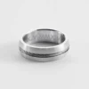 Clearance HappyBulle Bague homme personnalisée acier câble