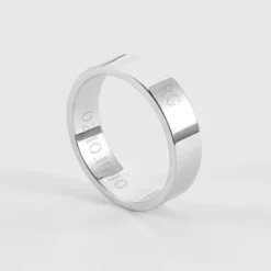 Online HappyBulle Bague homme personnalisée argent 5 mm