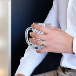 Best HappyBulle Bague homme personnalisée argent 7 mm