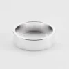 New HappyBulle Bague homme personnalisée argent 7 mm - Nos petits imparfaits