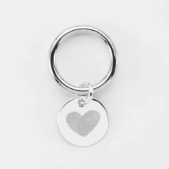 Sale HappyBulle Bague jonc argent personnalisée médaille gravée 15 mm Argent rhodié 925