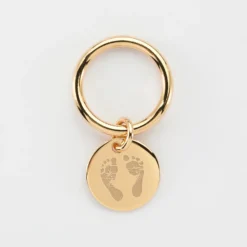 Discount HappyBulle Bague jonc plaqué or personnalisée médaille gravée 15 mm Plaqué or 18k