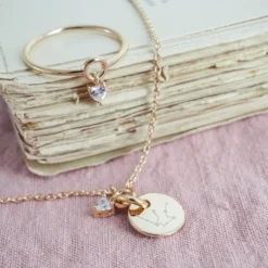Outlet HappyBulle Bague mini coeur scintillant plaqué or Plaqué or 18k
