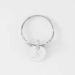 Sale HappyBulle Bague ovale ouverte argent personnalisée médaille gravée 10 mm Argent rhodié 925