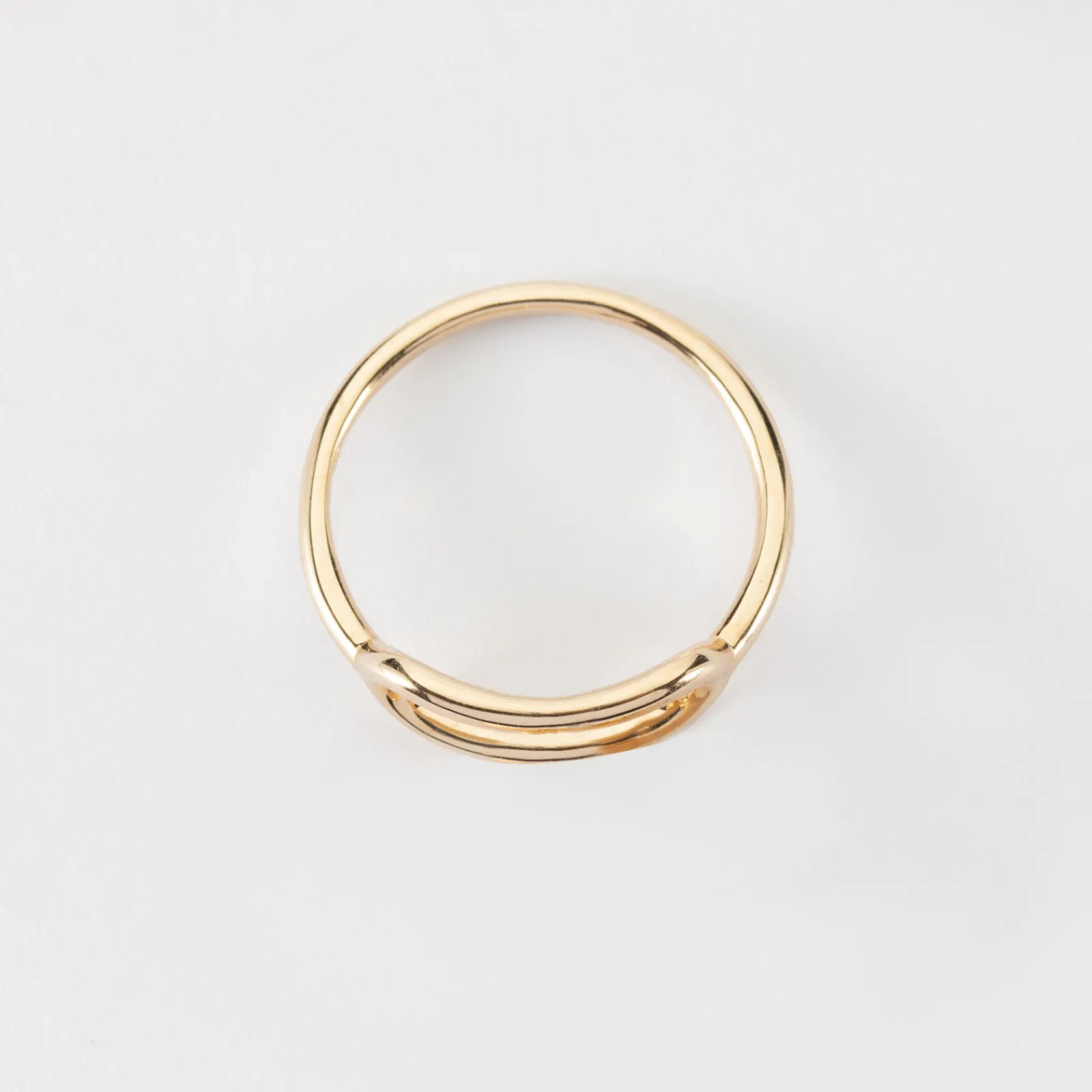 Discount HappyBulle Bague ovale ouverte plaqué or Plaqué or 18k