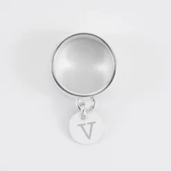 Discount HappyBulle Bague personnalisée argent médaille gravée 10 mm