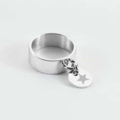 Discount HappyBulle Bague personnalisée argent médaille gravée 10 mm