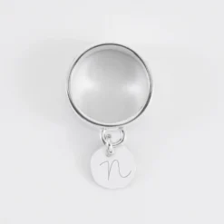 Discount HappyBulle Bague personnalisée argent médaille gravée 10 mm