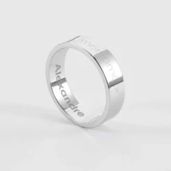 Online HappyBulle Bague personnalisée argent 5 mm