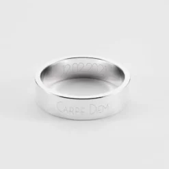 Online HappyBulle Bague personnalisée argent 5 mm