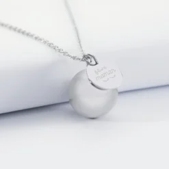Best HappyBulle Bola de grossesse personnalisé médaille gravée acier 15 mm