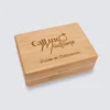 New HappyBulle Boîte à bijoux Mariée personnalisée 12x8,5 cm bois gravé