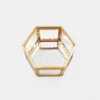 Best HappyBulle Boîte à bijoux personnalisée hexagonale 8x7x4 cm verre gravé - Edition spéciale "Super maîtresse"