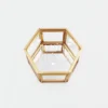 Discount HappyBulle Boîte à bijoux personnalisée hexagonale 8x7x4 cm verre gravé