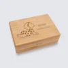 Sale HappyBulle Boîte à bijoux personnalisée prénom 12x8,5 cm bois gravé - x Marie Savart