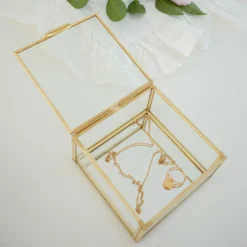 Discount HappyBulle Boîte à bijoux personnalisée 10x10x5 cm verre gravé - Edition spéciale 