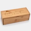 HappyBulle Boîte à lunettes personnalisée bois gravé - Nos petits imparfaits