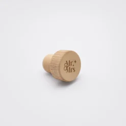 Best HappyBulle Bouchon de bouteille Mariée personnalisé bois gravé