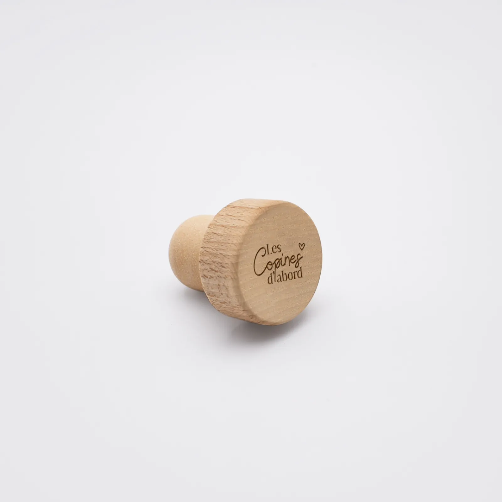 Discount HappyBulle Bouchon de bouteille Témoin femme personnalisé bois gravé