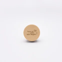 Discount HappyBulle Bouchon de bouteille Témoin femme personnalisé bois gravé