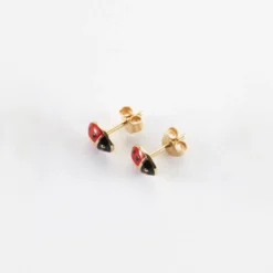 Discount HappyBulle Boucles d'oreilles coccinelle plaqué or Plaqué or 18k