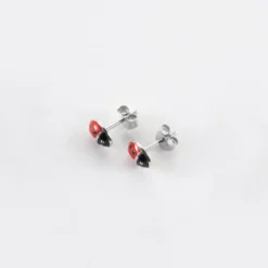 Clearance HappyBulle Boucles d'oreilles coccinelle argent Argent rhodié 925