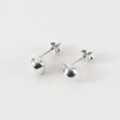 Hot HappyBulle Boucles d'oreilles puces goutte 10 mm argent