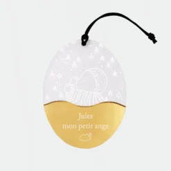 Outlet HappyBulle Boule de Noël personnalisée Bébé givré gravé - x MyLovelyThing Acrylique
