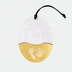 Outlet HappyBulle Boule de Noël personnalisée Bébé givré gravé - x MyLovelyThing Acrylique