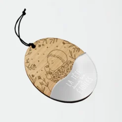 Sale HappyBulle Boule de Noël personnalisée Bébé gravé - x MyLovelyThing Bois