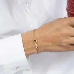 Best HappyBulle Bracelet chaîne "Le lien " plaqué or - x Lilylovesfashion Plaqué or 18k