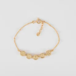 Hot HappyBulle Bracelet chaîne pastilles estampillées