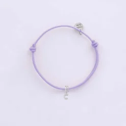 Sale HappyBulle Bracelet cordon double personnalisé collection Chapitre argent - à composer Argent rhodié 925