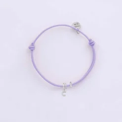 Sale HappyBulle Bracelet cordon double personnalisé collection Chapitre argent - à composer Argent rhodié 925