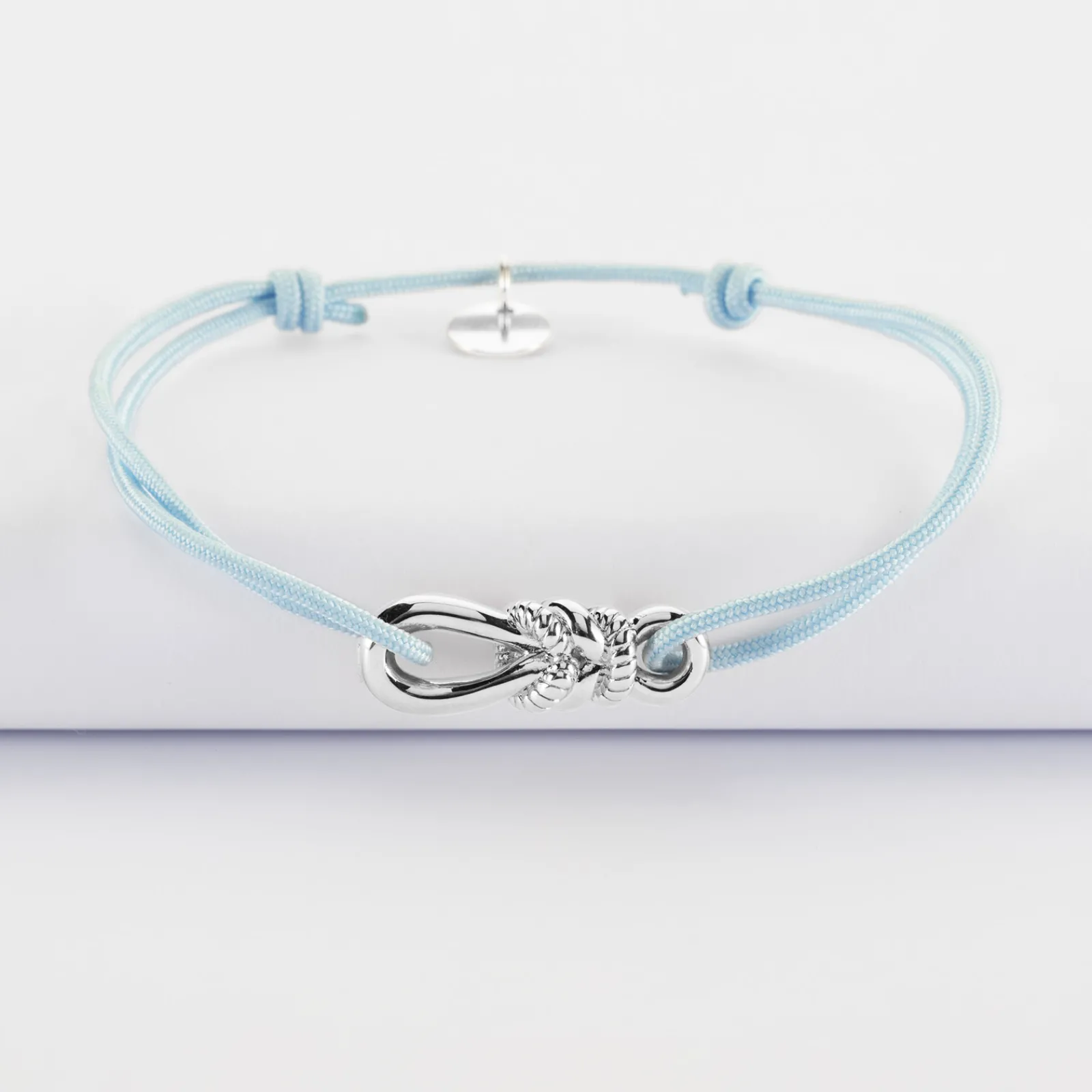 Sale HappyBulle Bracelet cordon "Le lien" argent - x Lilylovesfashion Argent rhodié 925