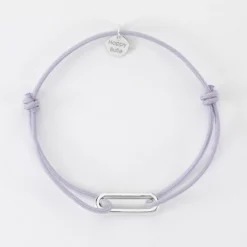 Best HappyBulle Bracelet cordon maillon argent 20x7 mm Argent rhodié 925