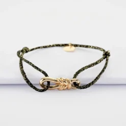Discount HappyBulle Bracelet cordon pailleté "Le lien" plaqué or - x Lilylovesfashion Plaqué or 18k