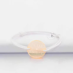 Outlet HappyBulle Bracelet d'identification enfant médaille gravée acrylique fluo 2 trous 17 mm Orange