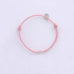 Hot HappyBulle Bracelet enfant cordon double personnalisé collection Chapitre argent - à composer Argent rhodié 925