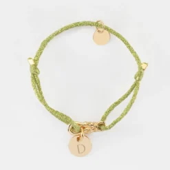 HappyBulle Bracelet enfant cordon pailleté personnalisé 