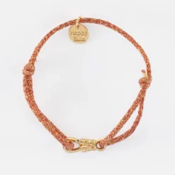 Discount HappyBulle Bracelet enfant cordon pailleté "Le lien" plaqué or - x Lilylovesfashion Plaqué or 18k