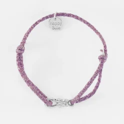 Hot HappyBulle Bracelet enfant cordon pailleté "Le lien" argent - x Lilylovesfashion Argent rhodié 925