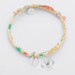 Discount HappyBulle Bracelet enfant Liberty personnalisé médaille gravée argent 10 mm et breloque(s) summer - à composer Argent rhodié 925