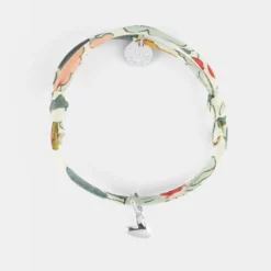 New HappyBulle Bracelet enfant Liberty petit coeur bombé argent 7 mm - x Atelier Wagram Argent rhodié 925