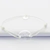 HappyBulle Bracelet enfant personnalisé cordon phosphorescent médaille gravée acrylique