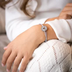 Online HappyBulle Bracelet enfant personnalisé médaille gravée argent cible 16 mm Argent rhodié 925