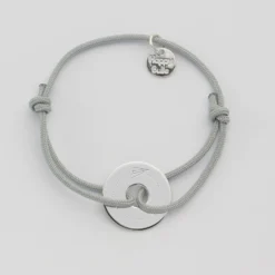 Online HappyBulle Bracelet enfant personnalisé médaille gravée argent cible 16 mm Argent rhodié 925